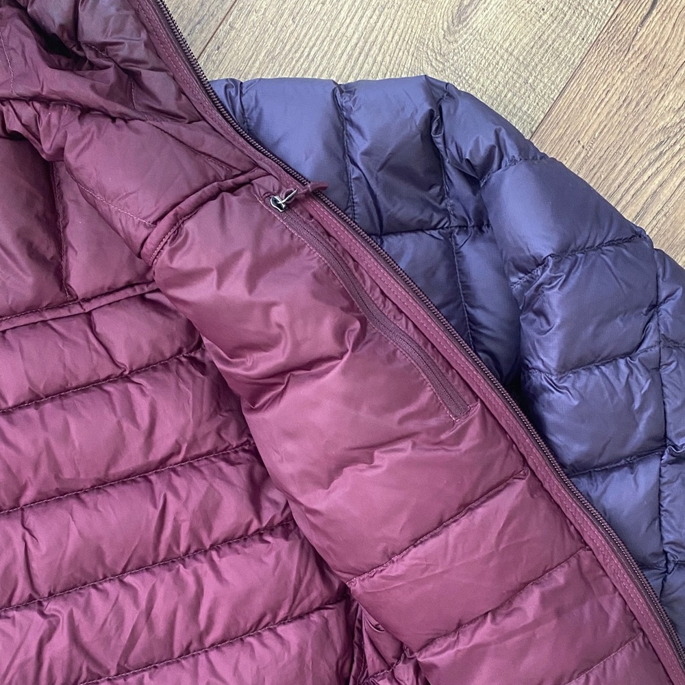 Women's Dark Purple Haglöfs Down Puffer Jacket - Picture 4 of 7